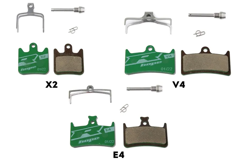 Hope Brake Pads E4 Racing Organic Compound Green Pair